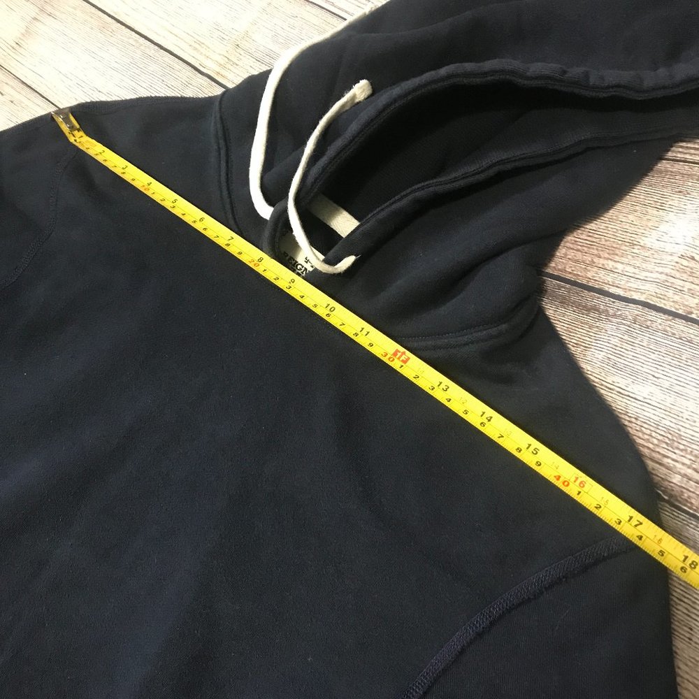 REIGNING CHAMP Men Pullover Terry Hoodie Navy Smal - Picture 11 of 13